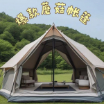 Kuusnurkne automaatne telk 5-8 inimesele - Kahekihiline, kiiresti avatav, kaasaskantav v&auml;litelkimistelk 3-6 people beež