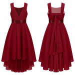 Lastele T&uuml;drukutele Pitsist &scaron;ifoonist pulmakleit pruutneitsi varrukateta pidulik pidulik &otilde;htukleit lastele balli ballileit 3-4 Years