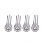 4 tk Kuuskantpeaga Poldid Sokkelkruvi A2 Roostevaba Teras 1,25 mm Peen Samm Kinnitusvahend RiistvaraM10x50