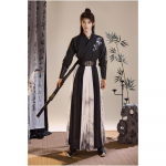 Hiina Song-d&uuml;nastia stiilis Hanfu meestele, igap&auml;evaselt tikitud kahev&auml;rviline ilus Hanfu &uuml;likond meestele 2XL