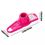 1 tk k&uuml;&uuml;slaugupurusti press Multifunktsionaalne k&auml;sitsi ingver k&uuml;&uuml;slaugu jahvatamine riiv l&otilde;ikur K&uuml;&uuml;slaugu koorija K&ouml;&ouml;git&ouml;&ouml;riistad kuum roosa v&auml;rv