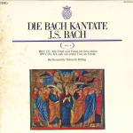 LP plaat BACH, RILLING, BACH-COLLETIUM STUTT - Kantaten Bwv 125 Ja 156 OP7078CL COLUMBIA Jaapan Klassika Kasutatud