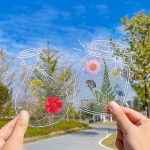 20-osalised j&auml;rjehoidjad Lastele Creative Diy L&auml;bipaistvad j&auml;rjehoidjad kuivatatud lillede jaoks Taimen&auml;idised J&auml;rjehoidjad Isikup&auml;rastatud klaasn&otilde;ud kuivatamiseks