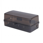 Plastikust pistikukarbi kaitsekate veekindel kaablihalduskarp elektripistikupesa kaitse v&auml;limine elektrikarp must