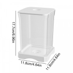 Betta Kalade Akvaarium HD Betta Akvaarium Kalakauss V&auml;ike Akvaarium Dekoratiivne Akvaarium Alustajale LED-valgustusega Kodu Kontorite Korteri jaoks valge