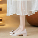 Satiinist pulmakingad rasedatele naistele, mis ei v&auml;sita jalgu, 3 cm v&auml;ikesed kontsad, temperamentsed, igap&auml;evased &uuml;hekordsed kingad lastele, kevad 2025 40 aprikoosi