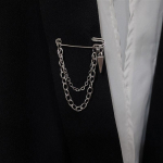 Tumeda tutiga ripatspross meestele ja naistele, vintage prossid, punk-stiilis gooti stiilis harajuku t&auml;navariiete ehted 4cm