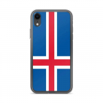 Coque - PIXELFORMA - iPhone XR - Drapeau de l'Islande - Protection compl&egrave;te - Souple
