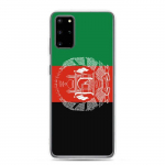 Coque T&eacute;l&eacute;phone &ndash; Samsung &ndash; Galaxy S20 Ultra &ndash; Drapeau Afghanistan &ndash; Souple &ndash; mitmev&auml;rviline