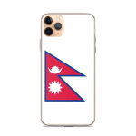 Coque T&eacute;lephone Drapeau N&eacute;pal &ndash; iPhone 11 Pro Max