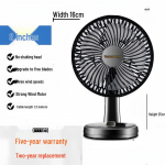 Vaikne 16-tolline ostsilleeriv lauaventilaator kodu, kontori, &uuml;li&otilde;pilas&uuml;hiselamu v&otilde;i voodi k&otilde;rvale kasutamiseks