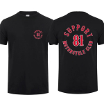 H&auml;mmastav vabaaja T-s&auml;rk &Uuml;lisuur Essential Hells Angels Support 81 Brotherhood T-s&auml;rk Meeste T-s&auml;rgid Graafiline t&auml;navamoe topp M