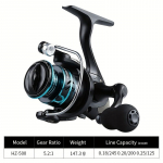 Metall roostevaba terasest kalastuspool ketrusratas kalastusliini ratas kiire mereraketi ratas ankurdamise ratas pika heite ratas Luya HZ500 must