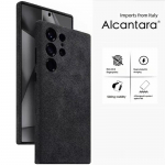 Itaalia Alcantara &uuml;mbris Samsung Galaxy S25 S24 Ultra Plus'ile + Magnetiline luksuslik nahast kate Magsafe telefoni tagakate S25 S24 jaoks For S25 Ultra tumehall v&auml;rv