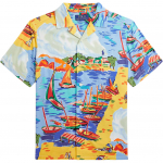 Polo Ralph Lauren Riviera Prindiga Puuvillane Camp S&auml;rk Laste s&auml;rgid 323966545-001 XL