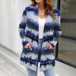 Naiste kerged kampsunid avatud esiosaga, pikkade varrukatega, vaba l&otilde;ikega, &otilde;hukesed kampsunid taskutega XL