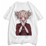 Meeste Senpai Anime Girl Nerdy Modal White Print T-s&auml;rk Naiste Manga Streetwear Tees&auml;rk XL