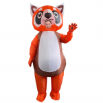 Oranž Panda t&auml;ispuhutav kost&uuml;&uuml;m, t&auml;iskasvanutele 150-190cm oranž