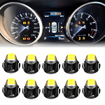 t4.2 Auto LED Tuled Valged 1210 LED Auto Armatuurlaua N&auml;idiku Pirnid Valgus Pakk 10 tk valge