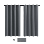 Moodsad pimendavad kardinad akende jaoks Rulood Viimistletud kardinad &Uuml;hev&auml;rvilised pimendavad kardinad elutuppa Magamistoa l&auml;biviik Top 1tk W86CM x L114CM-1PC