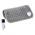 75W Elektriline Soojenduskott Seljale Kaelale &Otilde;lale Valu Leevendamine 9-astmeline Temperatuur 4-astmeline Taimer Flanell Elektriline Soojenduspadi UK Pistik UK sinine