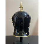 Saksa nahast Pickelhaube kiiver Preisi kiiver, naastudega Saksa ohvitseri kingitus M aero