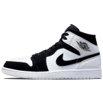 Air Jordan 1 Mid SE Diamond Meeste Tossud Valge Must Mitmev&auml;rviline DH6933-100 44