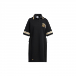 Adidas Originals Mc Polo kleit triibukaunistuse ja kraega Naiste kleit Must HS1929 XS