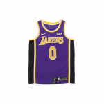 Nike NBA korvpallis&auml;rk Los Angeles Lakers City Edition Fan Version meeste topp lilla AA7097-512 S