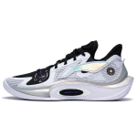 Li Ning Sonic 11 Stardust T&auml;iustatud k&uuml;lgtoetus T&auml;pne haarduvus Stabiilsus Meeste korvpallijalatsid Valge Must H&otilde;bedane ABAT021-1 46⅓