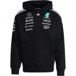 Adidas X Mercedes-Amg Petronas F1 Team Ss25 Mugav Mitmek&uuml;lgne Vabaaja Triibuline Pikkade Varrukate Huppar Meeste huppar Must JW5385 L