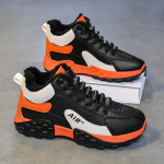 Mood Meeste Platvorm Soojad Puuvillased Kingad Meeste Paksud Tossud Talvised Vulkaniseeritud Kingad Meeste Mood Vabaaja Jooksujalats K&otilde;rge S&auml;&auml;rega Lumesaapad 42 oranž