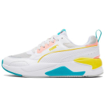Puma X-Ray 2 Ruuduline V&otilde;rk Suede Kangas Retro Spordi Madalad Vabaaja Jalan&otilde;ud Unisex toss Valge Sinine Roosa 373108-22 40