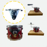 Tom Drum Hoop Suspension Mount System Percussion Instrument High Performance Metal Easy to