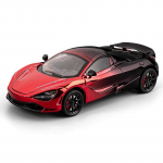 1/24 McLaren 720S Galvaanitud Versioon Sulamist Rajav&otilde;istlusauto Mudel Valatud Metallist Sportauto S&otilde;idukimudel Heli ja Valgusega Laste M&auml;nguasi Kingitus punane