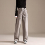 RAIN.CUN Women's Retro High-Waist Drawstring Harem Jeans 31