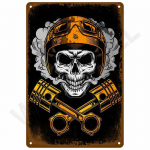 Vintage plekk-silt Kodukaunistused Seinakaunistused Kunst Seinamaal Toakaunistused Dekoratsiooniesemed Meeste Retro-metallist sildiplaadi baari plakatid 20x30cm（7.8x11.8inch）