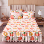 Korea stiilis tepitud pitsist printsess voodiseelik &ndash; paksendatud siidist harjatud tolmukindel voodikate 120*200cm Quilted Bed Skirt