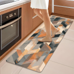 1 tk Kritseldatud Muster K&ouml;&ouml;gimati Non-Slip Kodune Uksematt Pop-disain Vannitoamatt Vannimatt Vaip Koduvalamu Pesuruumide Kaunistuseks 400MMx600MM