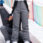 Insulated Ski Pants, Comfortable, Windproof And Warm Men's Winter Snow Pants for Hiking, M