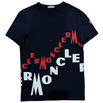 Used MONCLERShort sleeve T-shirt mens S tumesinine
