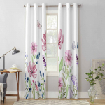 Suvised Taimed Lilled Liblikad Aknakardinad elutuppa magamistuppa Kardinad Moodsad K&ouml;&ouml;girulood Kardinad 135W x 60H(cm) x1