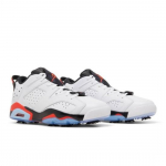Air Jordan Air Jordan 6 Retro Low Golf 'White Infrared' DV1376-106 Meeste Jalan&otilde;ud EU 38.5 valge/must