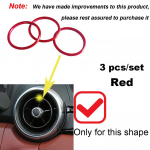 Auto vahelduvvoolu &otilde;hu v&auml;ljalaske konditsioneeri ventilatsiooniavade sisekujundus keskse kaane r&otilde;nga kaunistus mudelile Mazda MX5 Mazda 2 CX3 MX-5 RF ND MX-5 ND