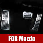 Autopedaalid Jalatugi K&uuml;tusekiirendi Piduri Siduripedaali Kate Mazda 2 3 6 DJ BM GJ CX-5 CX5 CX 5 CX3 CX4 CX9 CX8 jaoks LHD Rest Pedal 1pcs