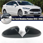 For Ford Mondeo Fusion MK5 MKV5 2013-2018 tahavaate k&uuml;ljepeegli katte tiivakate v&auml;lisukse tahavaate korpuse sisekujundus s&uuml;sinikust Gloss Black