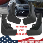 4Pcs For Honda CR-V Front rear black Splash guards mudguards mud flaps