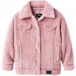 UGG &Uuml;hev&auml;rviline rev&auml;&auml;riga lahtine &uuml;he n&ouml;&ouml;pidega pikkade varrukatega pl&uuml;&uuml;sjakk Naiste jakid Roosa 1113951-AHN S