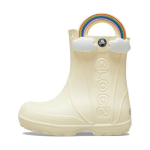 Crocs EVA Comfort varrukaga madalad laste saapad kreemikas kollane laste mudel 28 beige