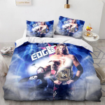 Maadlusm&auml;ng WWE EAW Voodipesukomplekt Moodne Maadlussport Ameerika &Otilde;udus Cody Rhodes Tekikott Voodikomplekt 100x135cm-2pcs blue